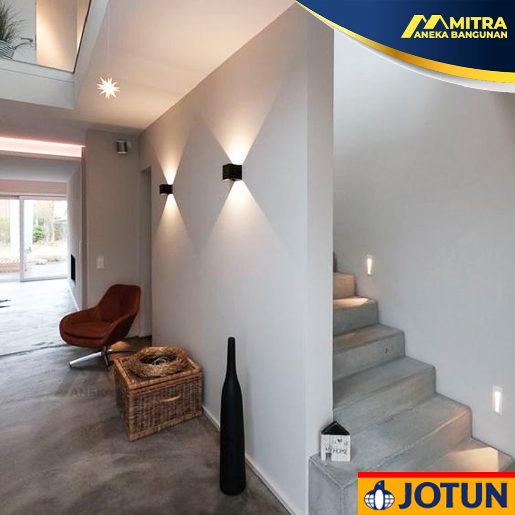 CAT TEMBOK INTERIOR EKSTERIOR JOTUN PLATINUM 9911 / ABU-ABU