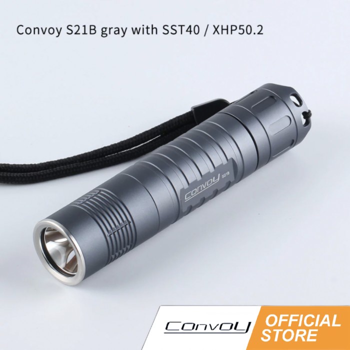 Senter Convoy S21B With SST40 / XHP50.2 4mode / 12Groups - LUMINUS SST40