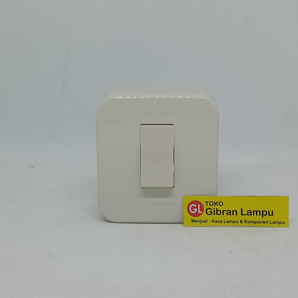 Panasonic Saklar OB - Cetekan Single Double Engkel Outbow Switch Tempel Alphacube