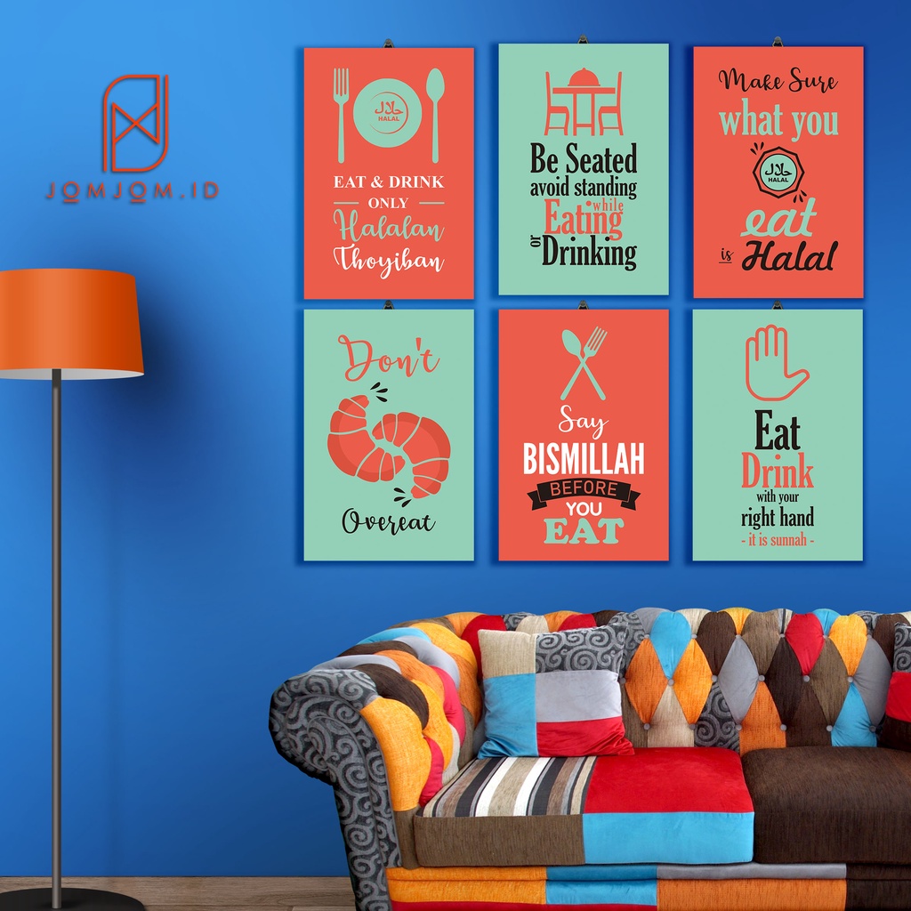 Hiasan Dinding poster kayu, Pajangan kamar dekorasi dinding aesthetic Wall Decor lukisan Quotes moti