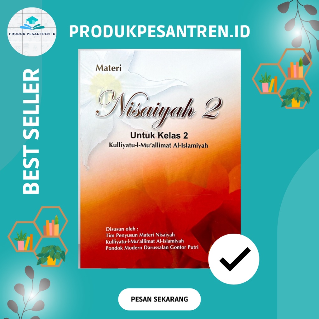Buku Nisaiyah 2 kelas 2 KMI Gontor Putri