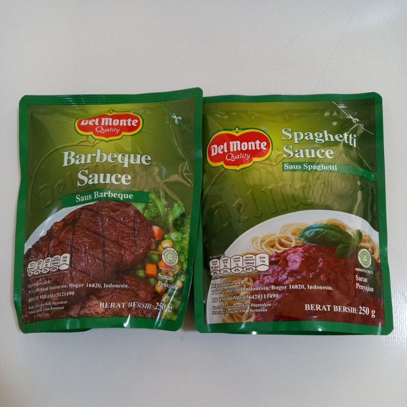 

FAFAFROZEN - SAOS BARBEQUE DAN SPAGHETTI DELMONTE 250 GRAM