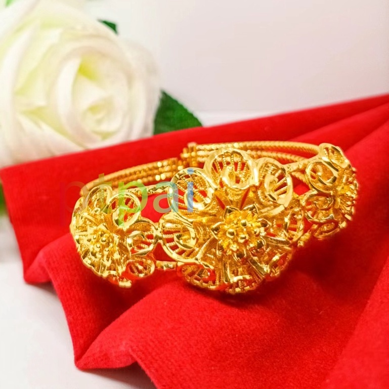 Gelang tangan Keroncong terbaru bunga xuping fashion perhiasan bangle