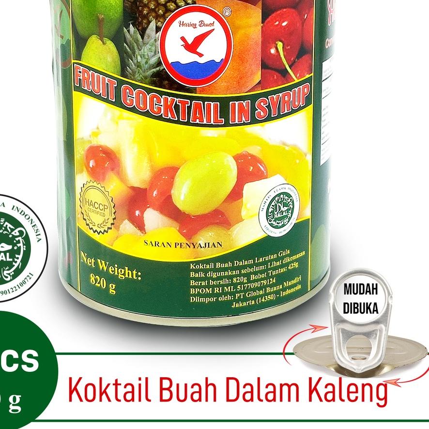 

10.10 BIG SALE FASION Herring Brand Coktail Cocktail Buah dalam Kaleng 820g (Halal) gas !!
