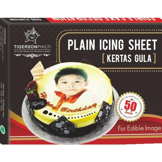 

[COD] PLAIN ICING BY TIGERSON PHILTI | EDIBLE PRINTING | KERTAS EDIBLE [COD]