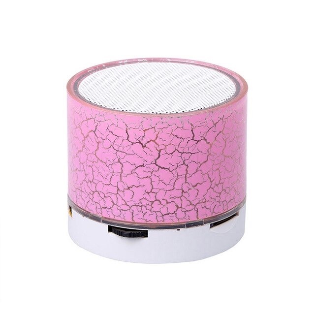 Mini LED Bluetooth Speaker Cracked Colour Edition