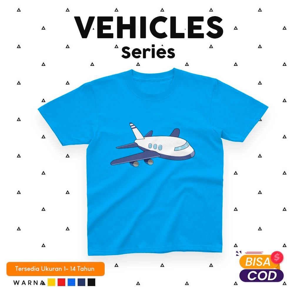 KAOS ANAK VEHICLES SERIES PESAWAT