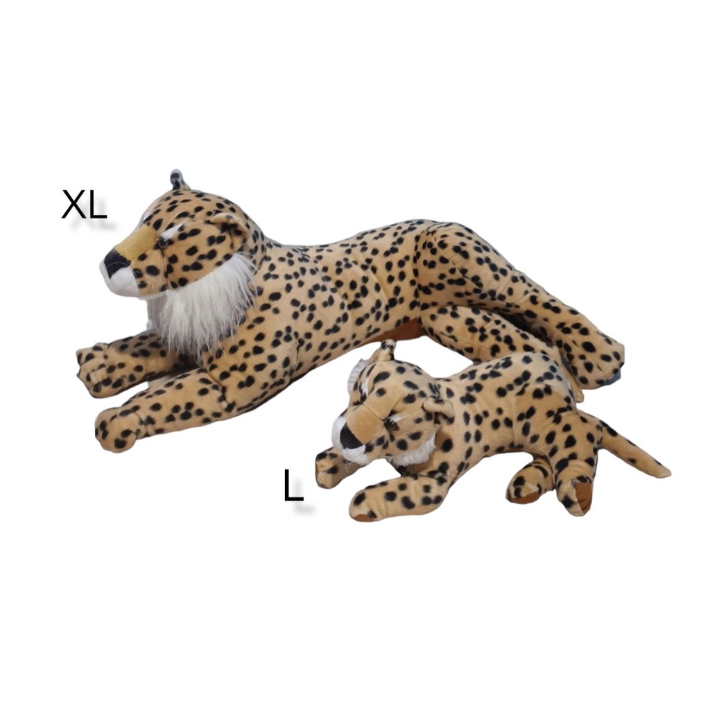 Boneka Macan Tutul Besar Boneka Harimau Besar Boneka Macan Kecil Boneka Harimau Kecil