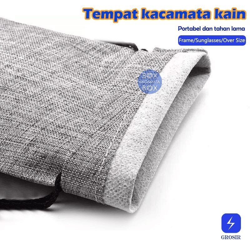 Kantong Kain Kacamata / Sarung Pelindung Kacamata Full Colours Terbaru Keren Lembut Unisex