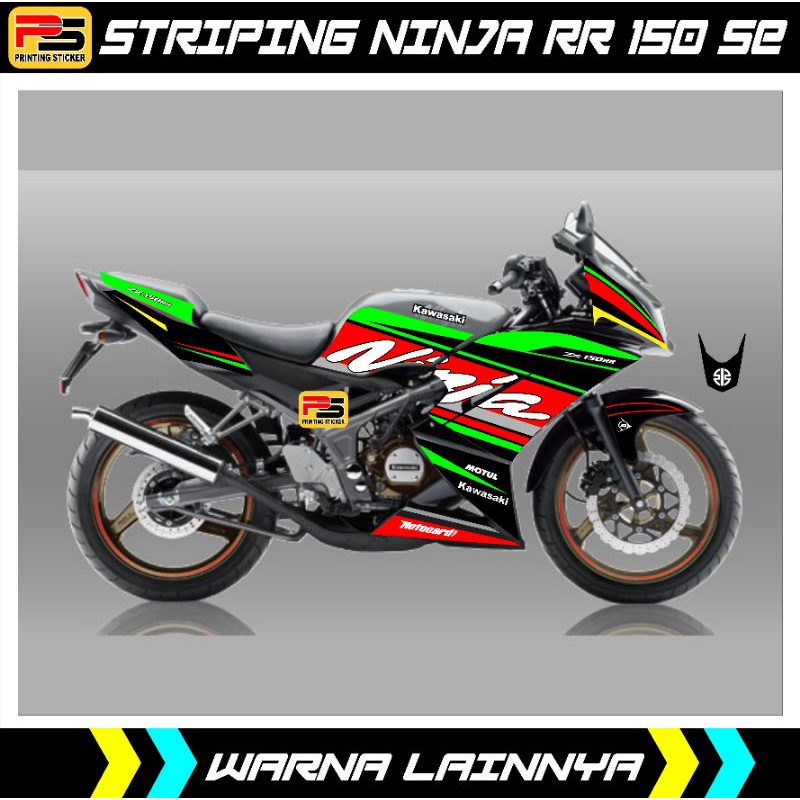 STRIPING STICKER NINJA 150 RR NEW SE/KAWASAKI NINJA RR 150 SE VARIASI GRAVIS