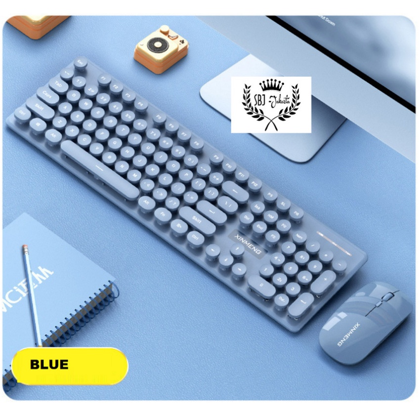 Keyboard mouse set BLUETOOTH Wireless USB 2.4 Multi System Silent Key