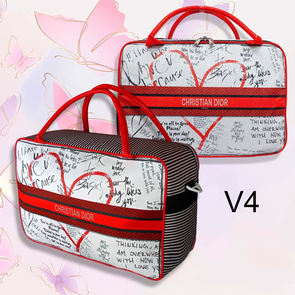 Tas mudik Tas travel bag pakaian ukuran besar motif dewasa tas selempang Moji 1