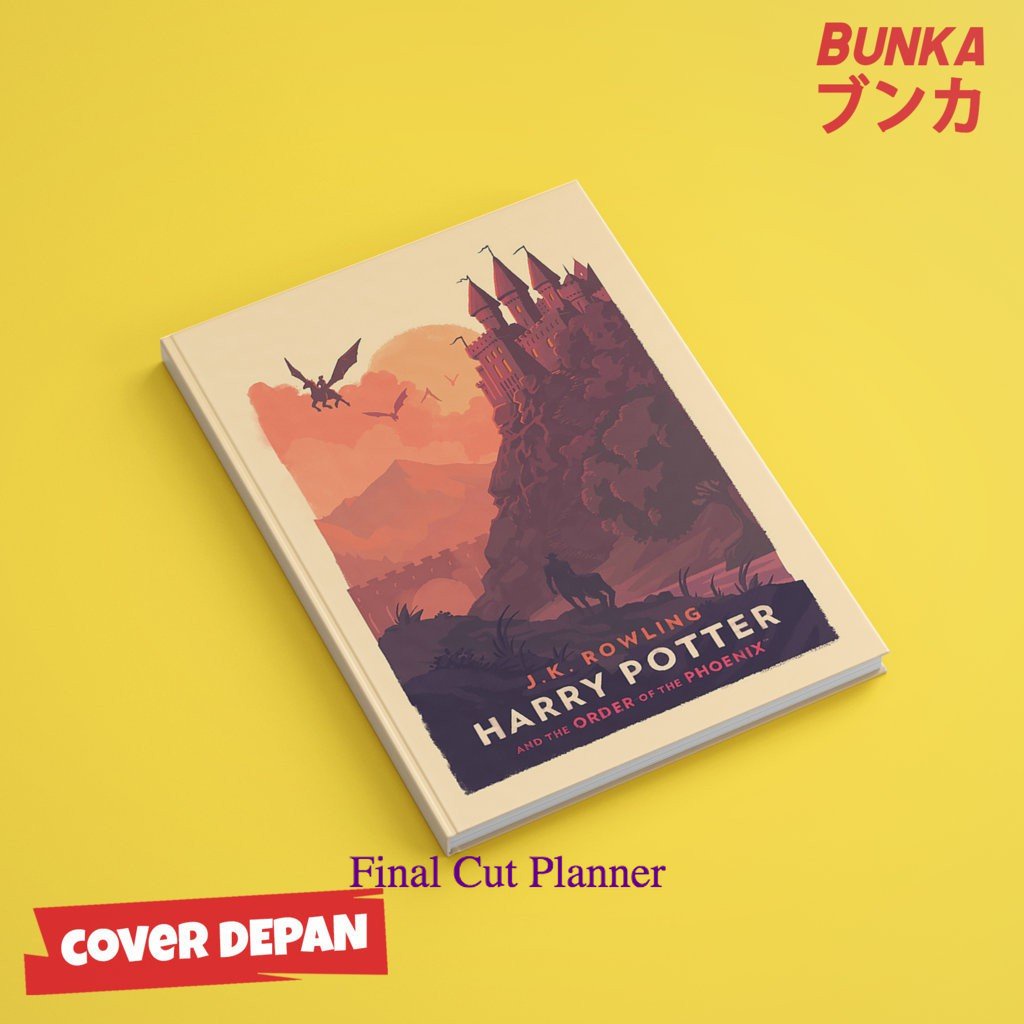 

Notebook Harry Potter and the Order of Phoenix Hogwarts Hardcover A5 Buku Tulis Catatan Note Agenda .