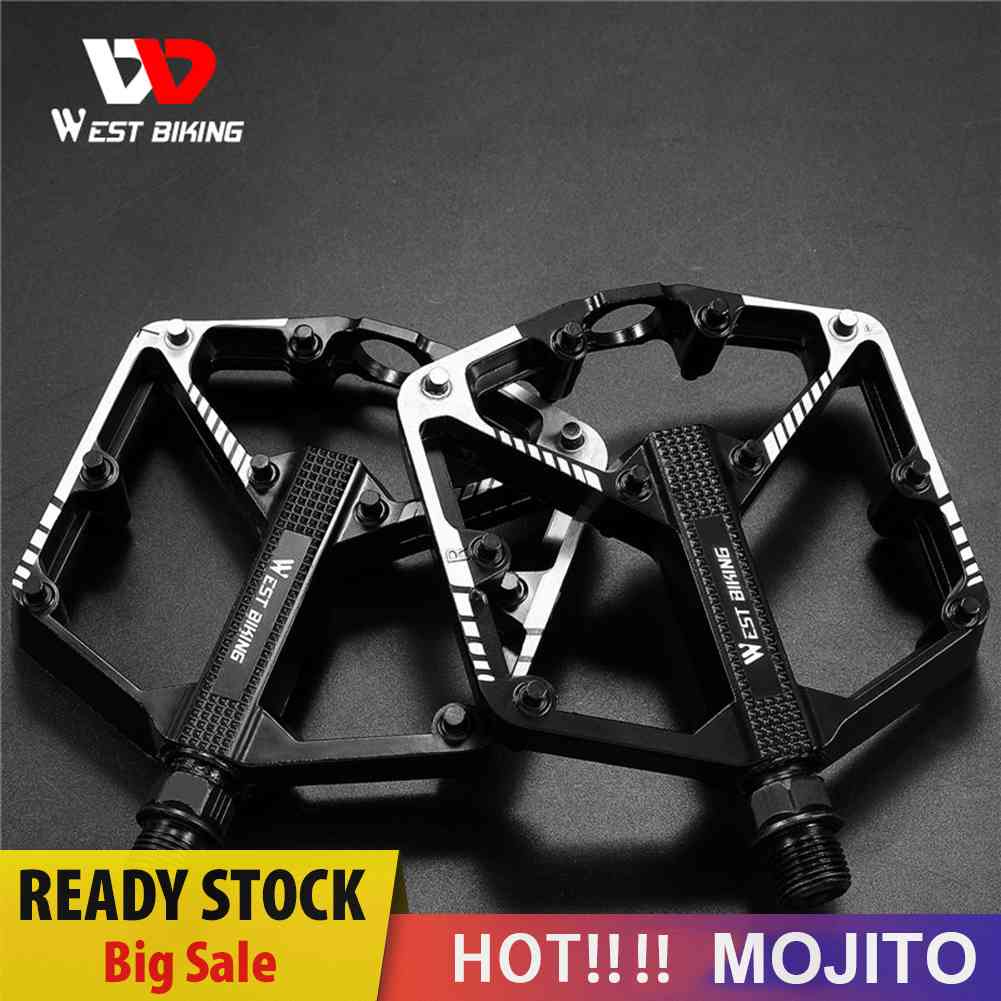 West BIKING Pedal Sepeda MTB Anti Slip Bahan Aluminum Alloy