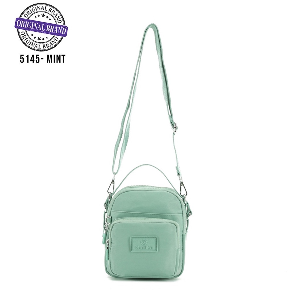 SALE GUDIKA - Tas Selempang Wanita Modis Import Original 5145 - Tas Wanita Selempang Bahu Import Korea Kekinian Terbaru Bahan Nylon Waterproof Anti Air - slingbag - tas mini - bag - cewek - imut - fashion - branded - tas - slempang - termurah - ori