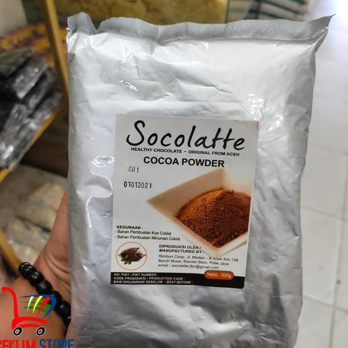 

] socolatte Aceh | cocoa powder | bubuk coklat original Aceh 500 gr