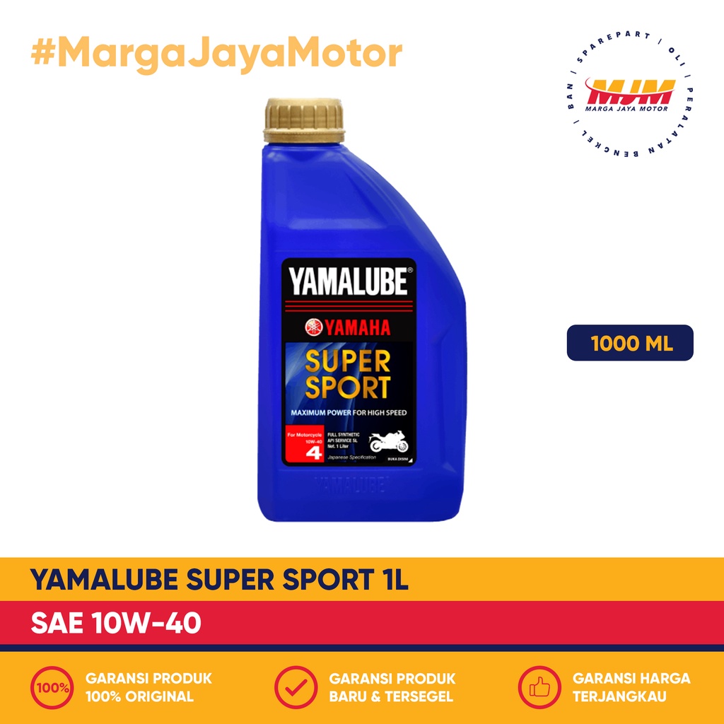 Yamalube Super Sport 4T 10W/40 1000ml Yamaha Oil 1L