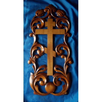Salib ukir jepara hiasan dinding