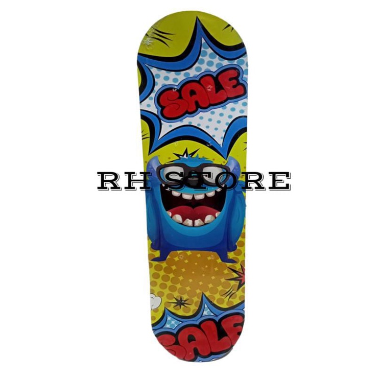 Mainan Skateboard Small Full Set Anak2 Kids Kayu Canada Papan Roda PVC