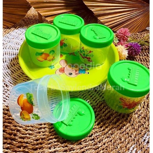 TONAM BULAT 6IN 1 TOPLES WADAH SAJI SNACK BUNDAR