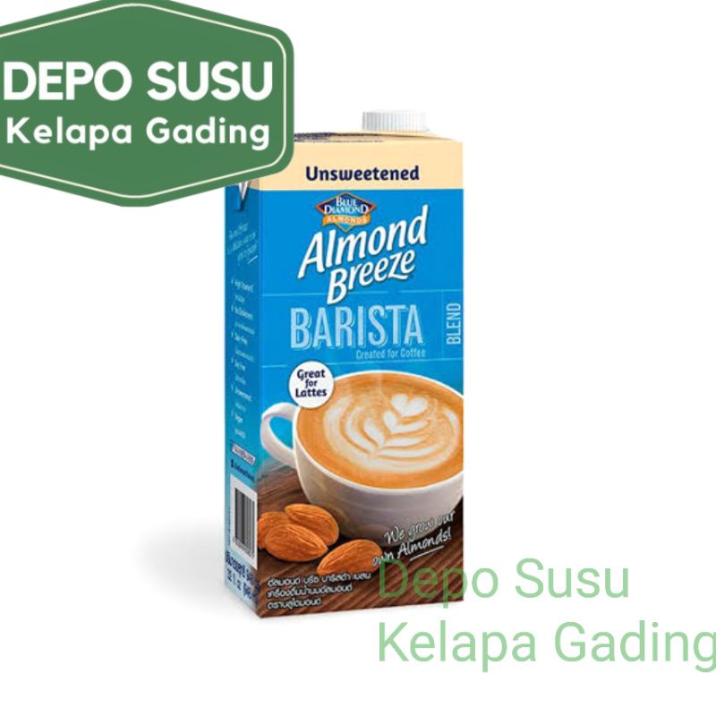 Almond Breeze 1 litter Susu Almon | Blue Diamond Almond Milk Premium Coklat