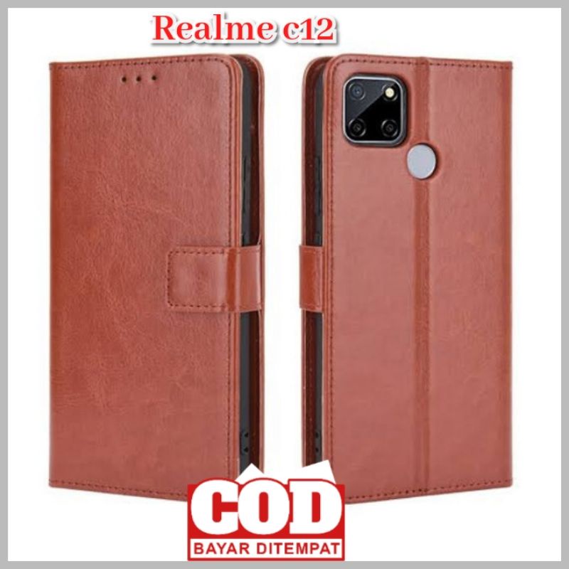 CASE DOMPET FLIP REALME C12