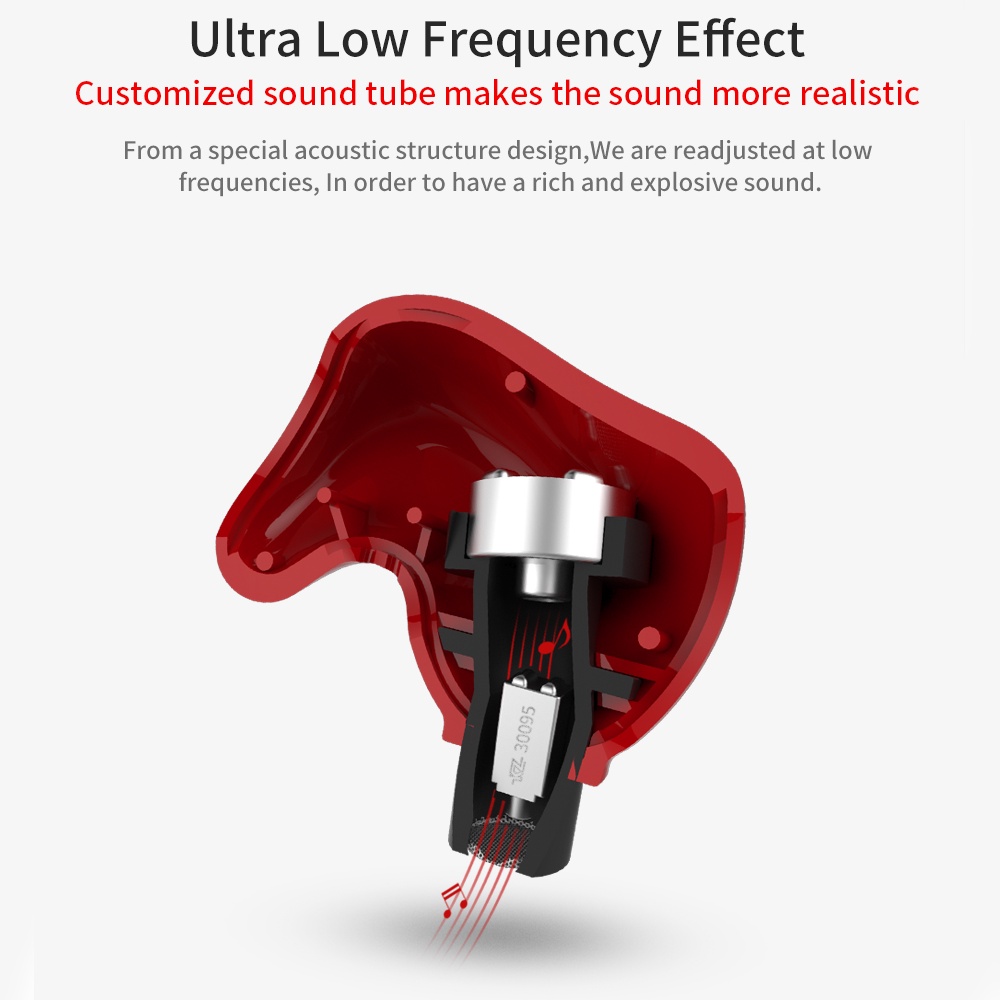 KZ ZS4 Dual Driver Earphone with mic - GARANSI RESMI