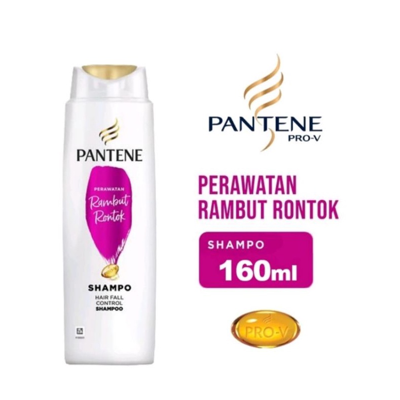 PANTENE Shampoo Hair Fall Control 160ml (Kemasan baru)