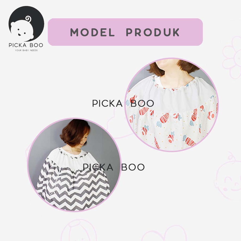 PICKA BOO Apron Cover Asi Menyusui Menutup 360 Derajat