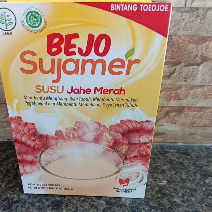 

Paling Laris--BEJO SUJAMER (Susu Jahe Merah) 1 Kotak isi 10 Sachet enc