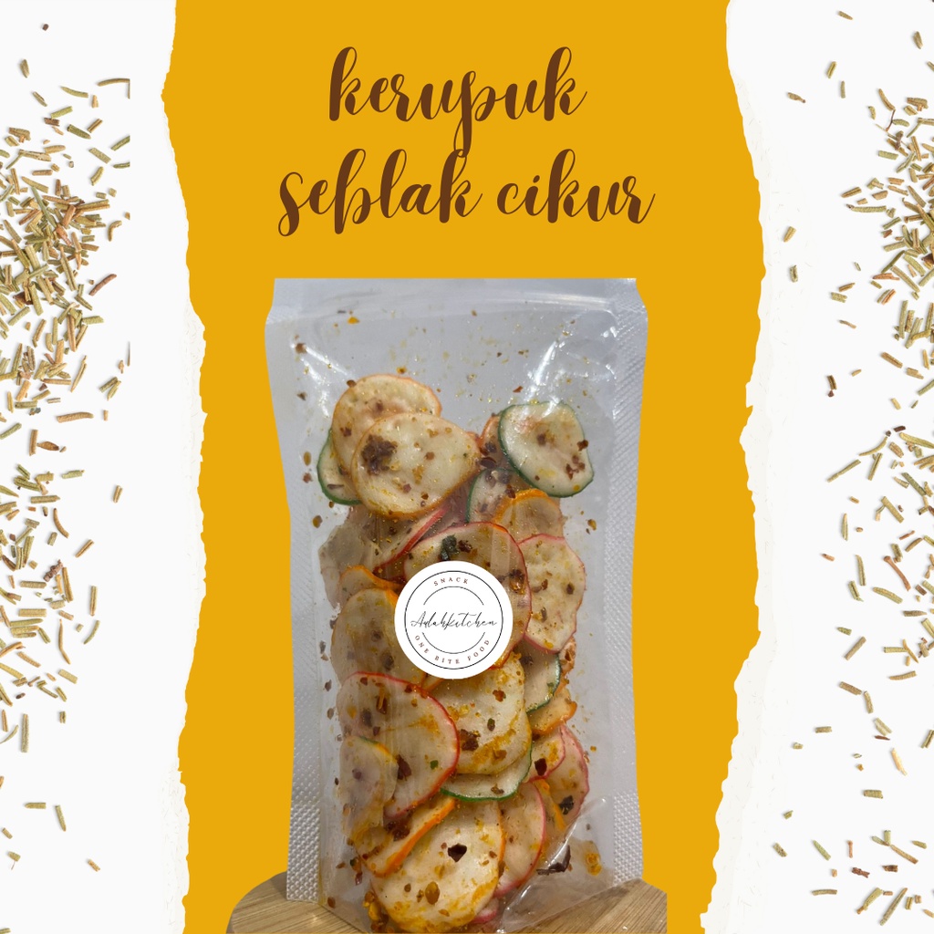 

Kerupuk seblak gurih pedas Aulahkitchen