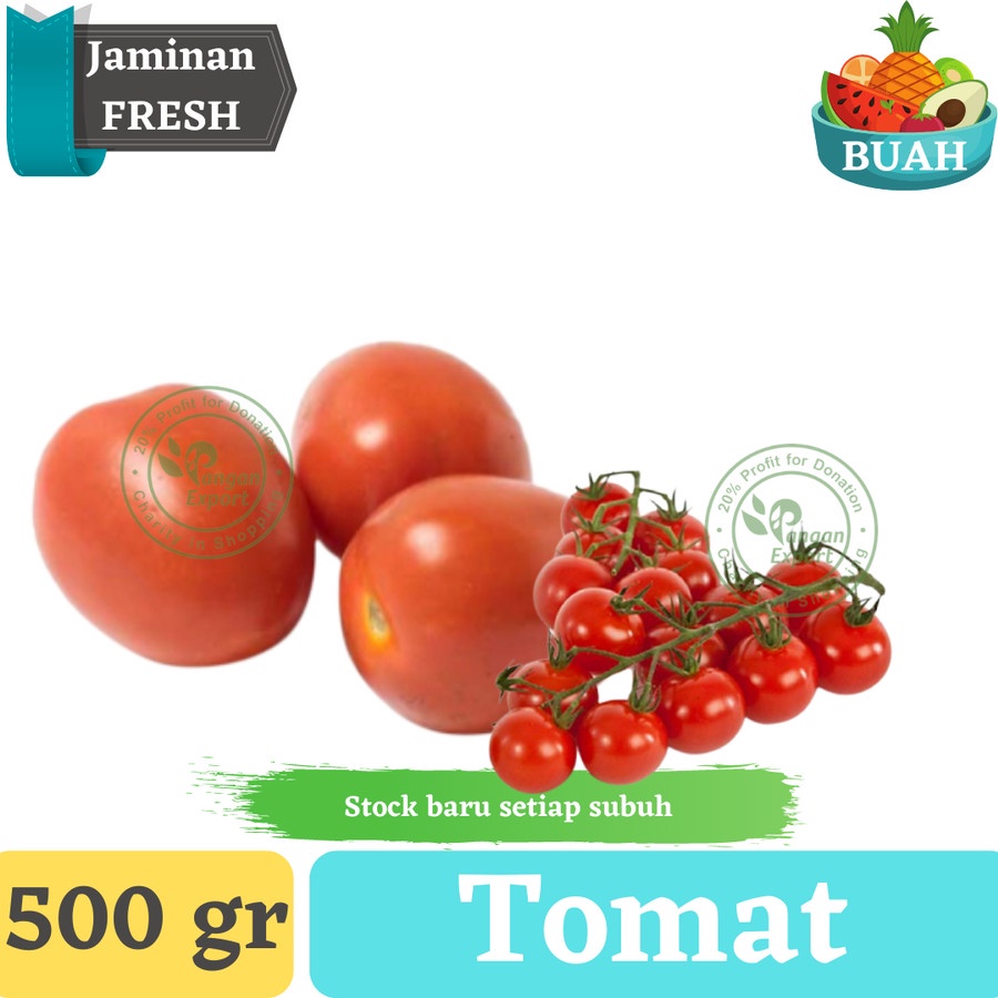 

Tomat Besar dan Tomat Cherry / Fresh Tomato Premium by Pangan Export