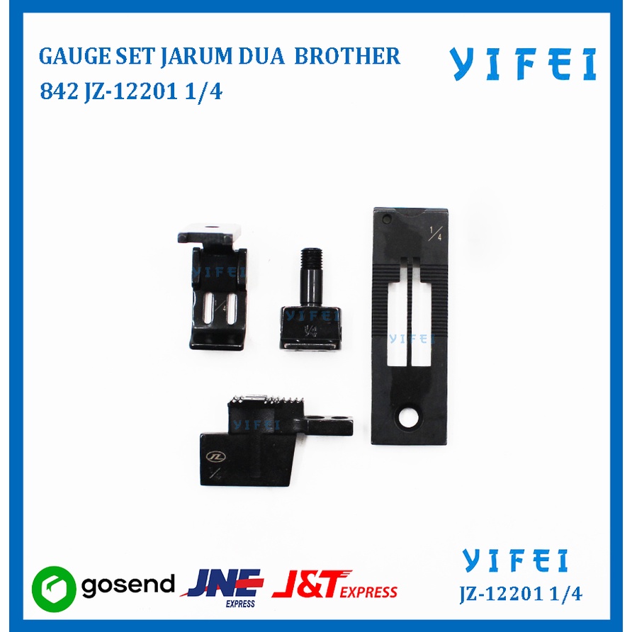 GAUGE SET JARUM DUA BROTHER 842 YIFEI-12201 1/4&quot;