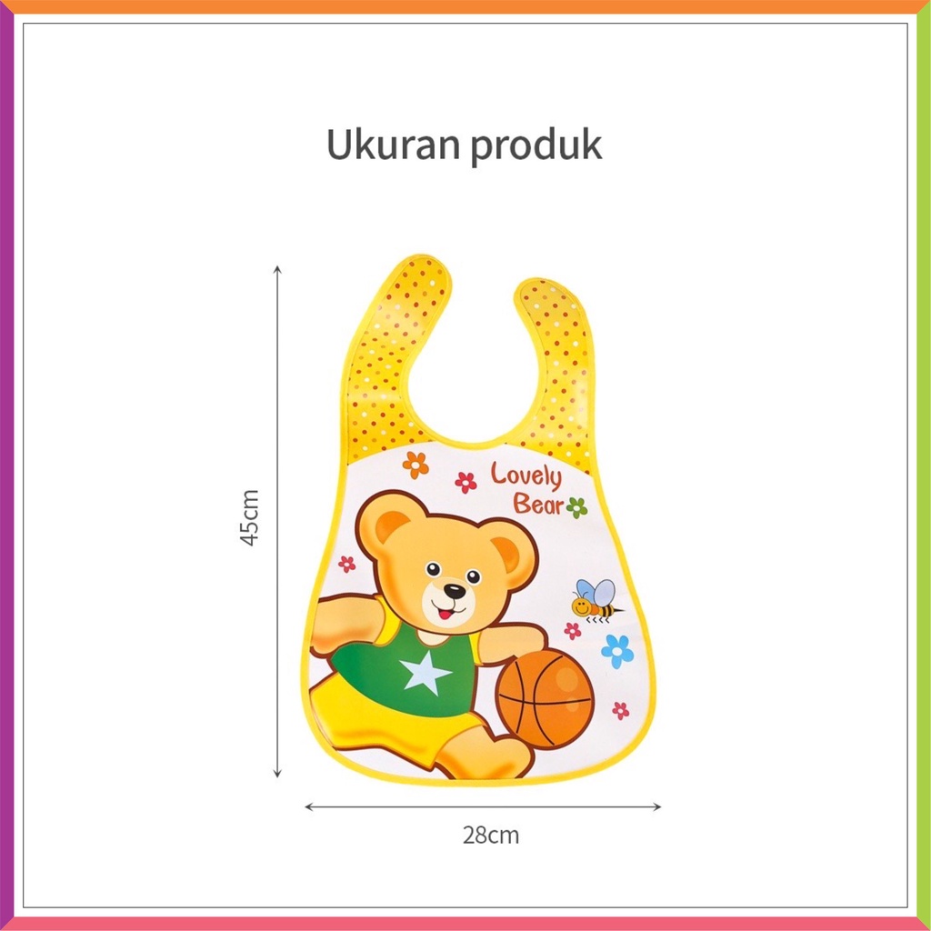 ❤ Fashionbabies ❤ SLABER BAYI WATERPROOF / CELEMEK MAKAN BAYI MURAH SLABER BIBS BAYI IMPORT