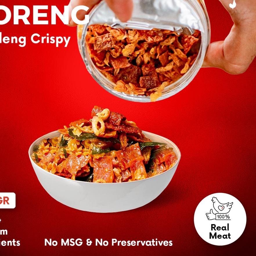 

10.10 SALE Dendeng kukuruyuk - Bawang goreng dendeng ayam crispy 100gr grosir