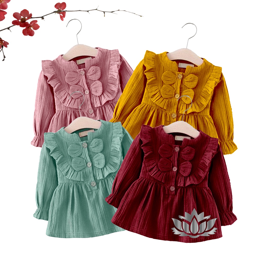 BO - DRESS TAURUS / DRESS ANAK / DRESS KEKINIAN / DRESS TERLARIS / DRESS TERMURAH/ PAKAIAN ANAK / COD