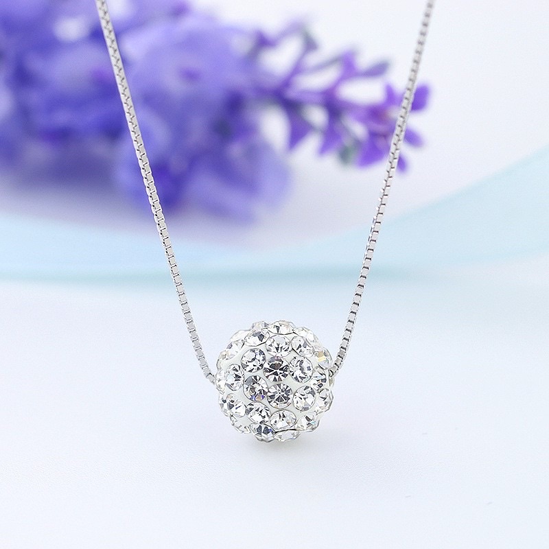 Kalung Zircon Dewasa Silver Tahan Karat