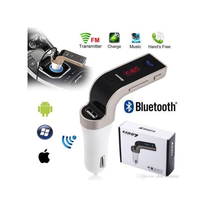 Modulator Mobil Bluetooth Jual FM Transmitter Car G7 Charger Mobil Aux USB Trans Mitter AUX Modu lator Adapter Adaptor Blue tooth 5.0 Handsfree Mobil Kit Mobil Audio MP3 Player W/Smart Charge Jack 3,5mm Micro Sd Card USB Receiver Cas Fast Charger Mobile