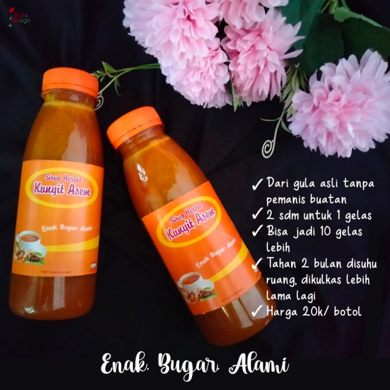 

Sirup herbal kunyit asem