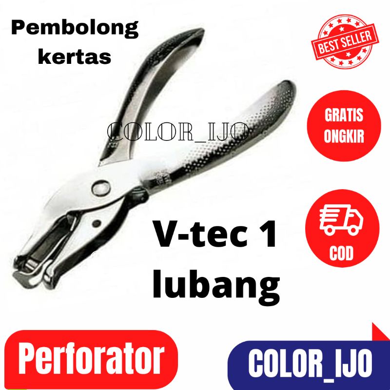 

Alat Pelubang Kertas Satu Lubang Pouch Pembolong Perforator