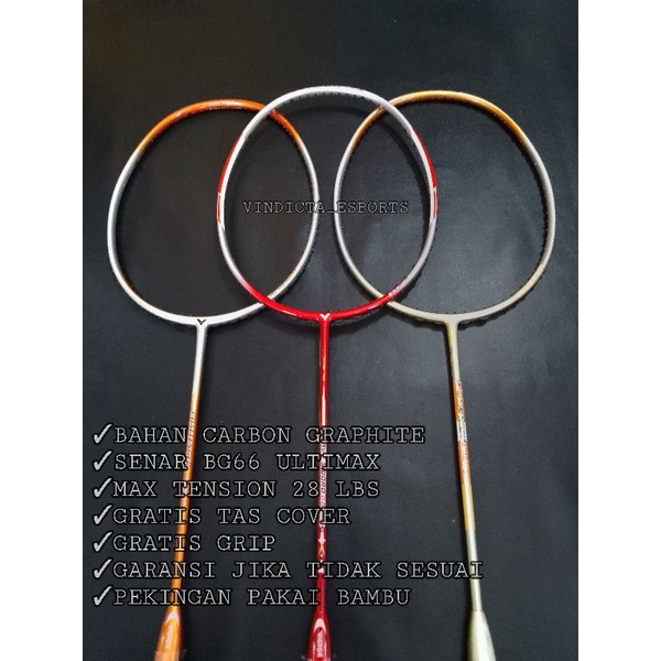 Raket Badminton Bulutangkis LI-NING CARBONEX IMPORT-BERKUALITAS