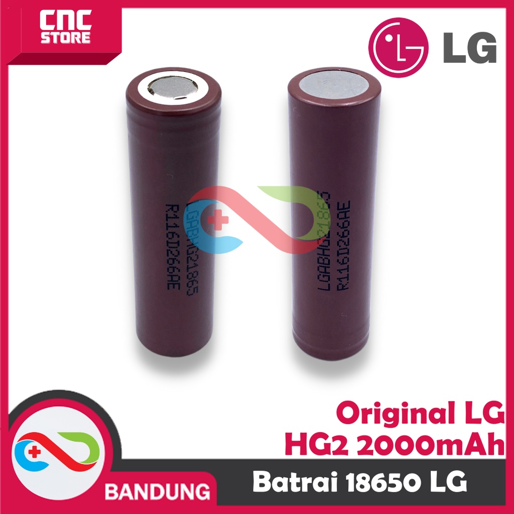 ORIGINAL LG HG2 18650 LIMN 2000mAh BATTERY