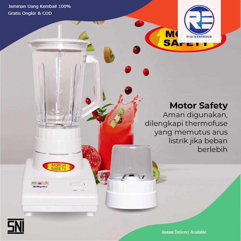 Blender Miyako 1 Liter BL-101 PL/BL-301 PL