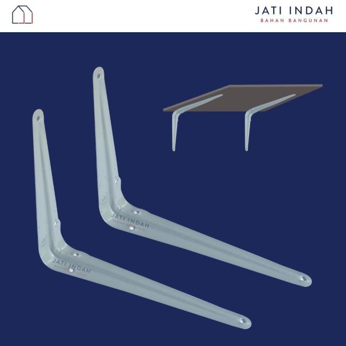 *#*#*#*#] Siku Besi L Uk. Kecil Penyangga Rak Ambalan Standar / Shelf Bracket