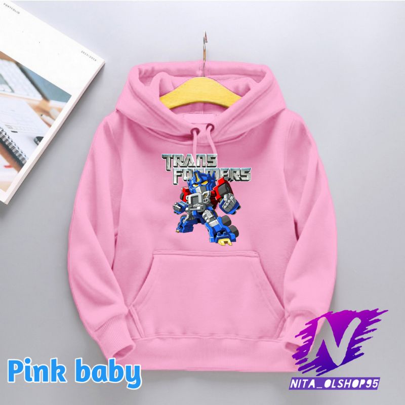 hoodie anak robot transformers hoodie optimus prime