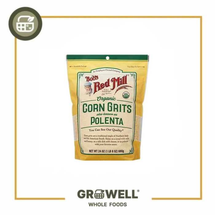 

Tepung Bob'S Red Mill Organic Corn Polenta 24Oz