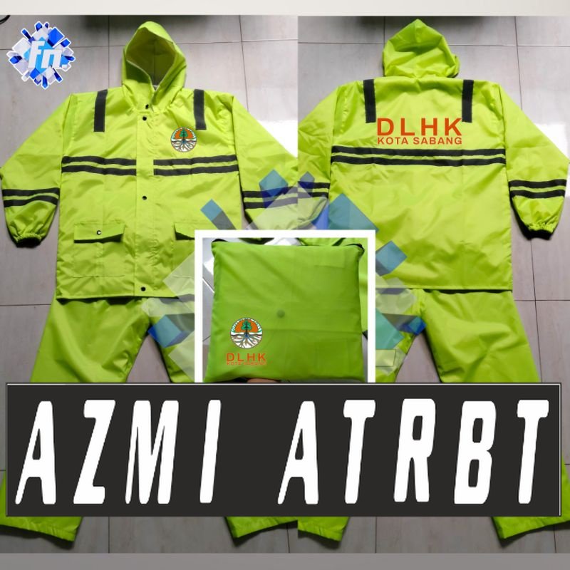 JAS HUJAN BAHAN TASLAN WP BAJU HUJAN DLH DLHK DINAS LINGKUNGAN HIDUP DAN KEBERSIHAN