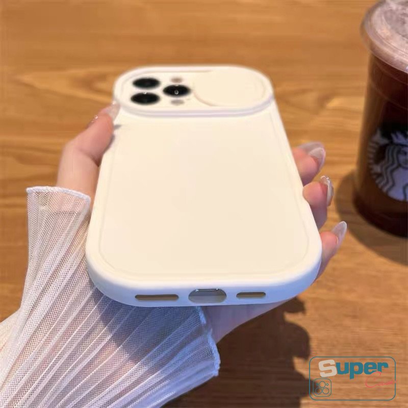 Soft Case TPU Warna Polos Cover IPhone 7 8 Plus X XS MAX 11 XR 14 13 12 Pro MAX 7 8 Plus