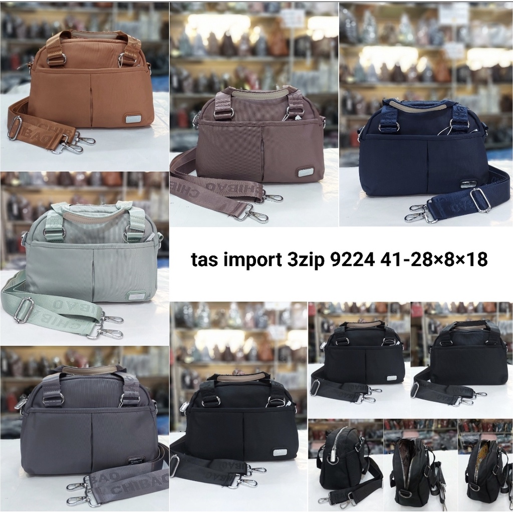 Tas selempang parasut/ backpack multifungi/ tas import casual outdoor wanita