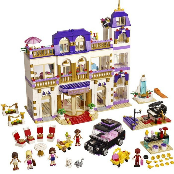 Mainan Brick Building Block Toy Grand Hotel Mainan Rumah Balok